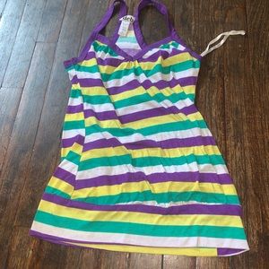 Striped tank top size medium
